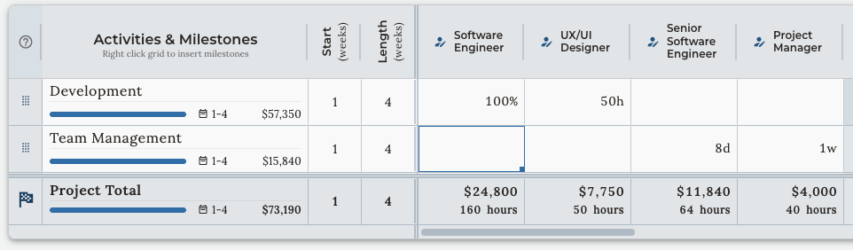 Advanced Planner Example