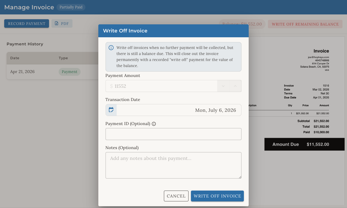 Handle the realities of invoicing