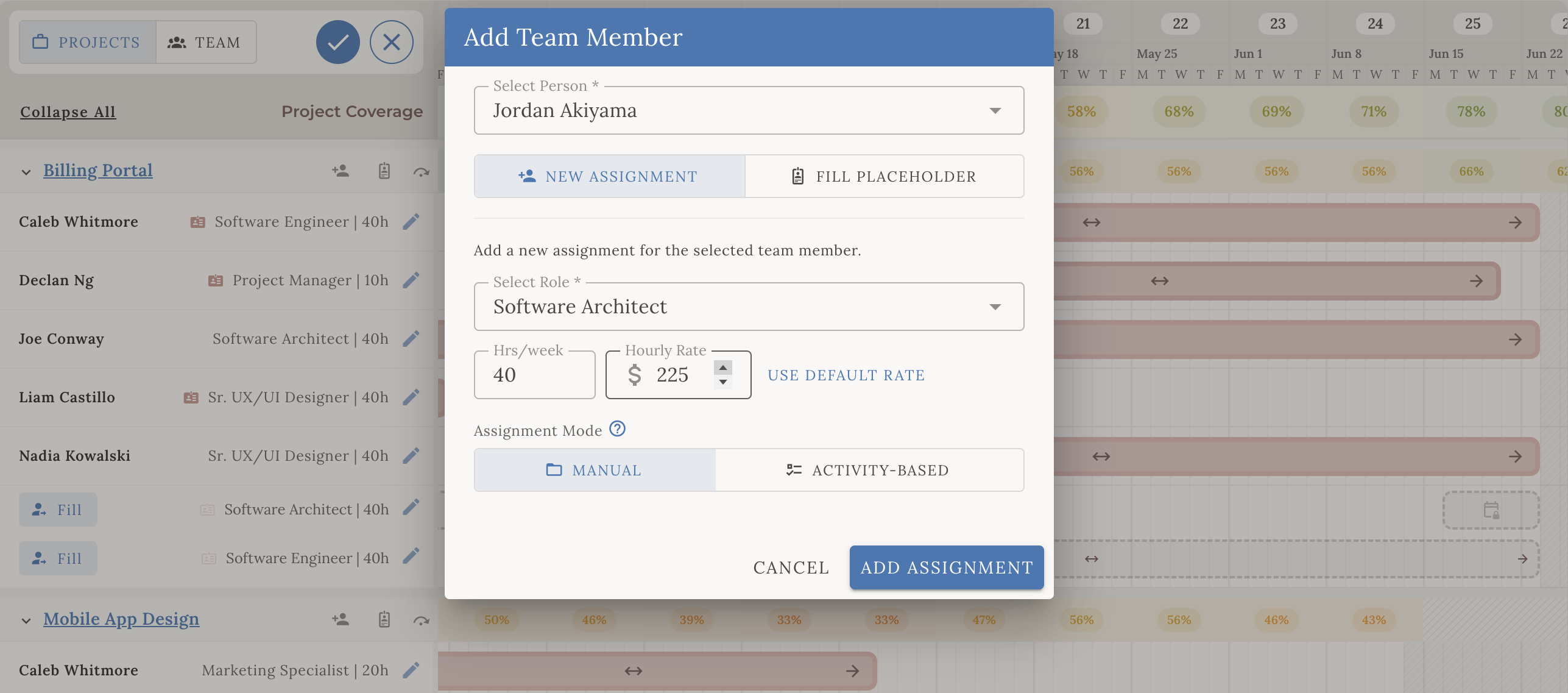 Assignment data that fits your workflow